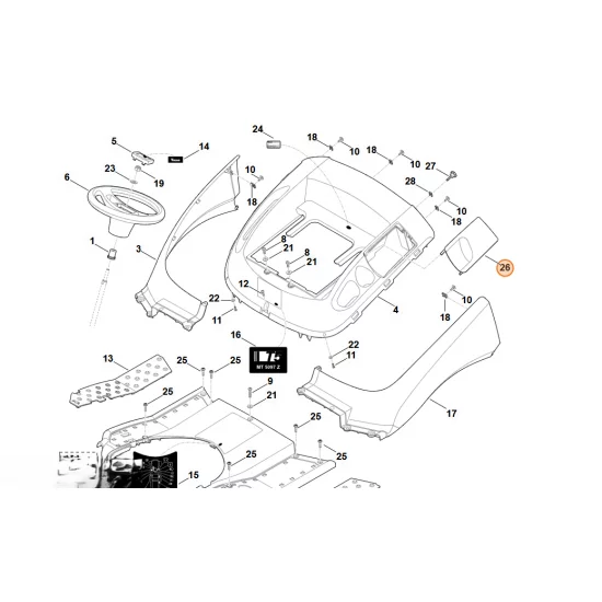 STIHL  Osłona 6170 706 3410